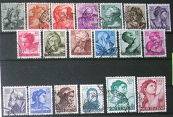 1961.Olasz-bélyegek