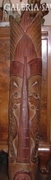 Impressive oriental wooden mask 102 cm!