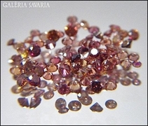 Ragyogó 71db Színes Brilliáns Afrikai Gyémánt 0,40ct