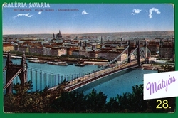 BUDAPEST - Dunai látkép az Erzsébet-híddal