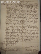Kézirat,nemesi viaszpecséttel,1831-ből!