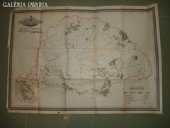 A Magyar Királyi államerdők átnézeti térképe 1877. er