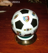 Csehsz. jelzett  porcelán labda Spartakus egyesület címer