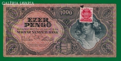 EZER PENGŐ - MNB bélyeggel