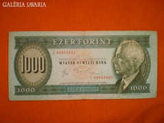 1983-as régi címeres 1000 forintos