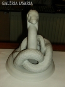 Porcelán kígyó figura