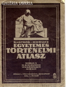 BARTHOS-KURUCZ EGYETEMES TÖRTÉNELMI ATLASZ  1932. évi
