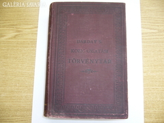 Dárday Sándor Közigazgatási Törvénytár Vi.kötet 1893