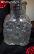 Ritka alakú és mintázatú üveg váza