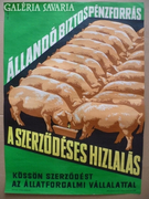 Retro állattenyésztési Plakát