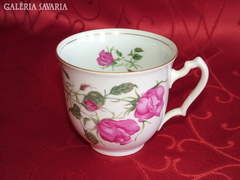 Szép rózsa mintás csehszlovák csésze