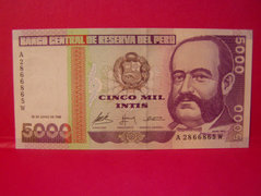 5000 Intis - Peru /1988/.