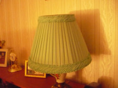 Szép pasztellzöld lámpabúra