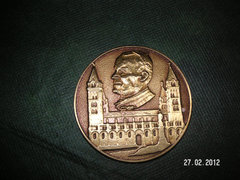 Commemorative medal for the Pope's visit to Pécs, 70 x 6 mm