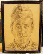 Szabó Vladimír  Önarckép 1944-ből grafit -karton