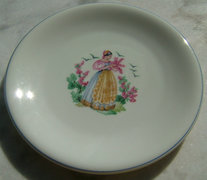 Pirkenhammer decorative plate - baroque woman