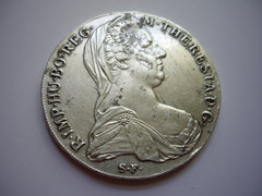 Mária Terézia 1 tallér 1780 Sf
