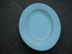 Antique white erlbogen large bowl