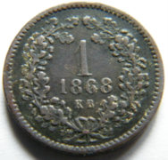 1 krajcár  1868  KB