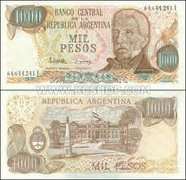 Argentin 1000 Pesos UNC