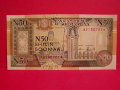 50 Shilling - Szomália / 1991 / UNC.
