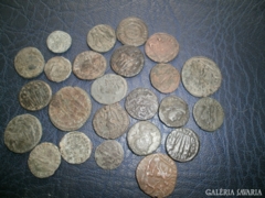 24 db római pénz