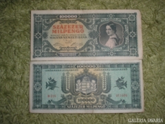 100000 mil.pengő 1946 EF