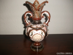 Antik  XIX.sz.-i  majolika amfora váza