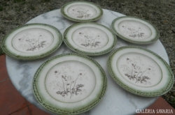 Zeller Keramik Graser - álomszép antik tányérkészlet 
