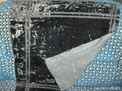Régi bársony kendő - 70 x 70 cm