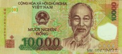 Vietnam 10000 Dong 2010 UNC