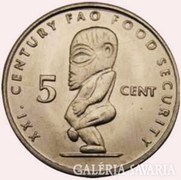 Cook-szigetek 5 cent 2000 UNC