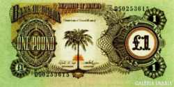 Biafra 1 font 1968 Unc