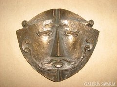 Kótai József bronz maszk