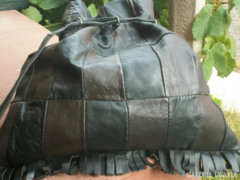 Retro, 44 éves táska, szütyő, finom bőrből