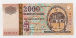 2000 Forint Millenniumi kiadású (postával)