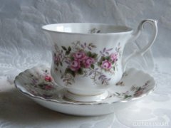 Royal Albert "Lavender Rose"kávés-teáscsésze és aláté