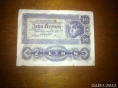 1922-es 10 korona(Monarchia)