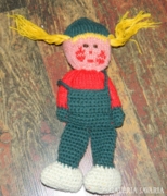 Hand crocheted child - needlework decoration