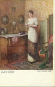 Elado antik fest kepeslap 1900-evek tiszta