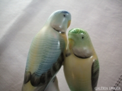 Hollóházi hullámos papagáj pár 