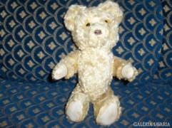 Régi teddy maci - 26 cm - szalmás, hibátlan