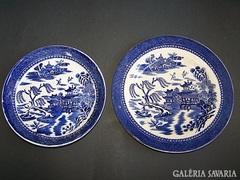 Kínai mintás,jelzett,kék-fehér Angol porcelán tányéro