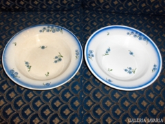 Antik Kispesti fali tányér - 2 db - együtt eladó