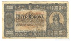 1923 - 1 000 korona