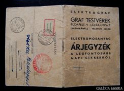 1948 árjegyzék