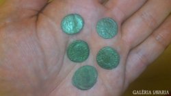  Római kori bronz érmék