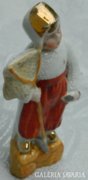 150-year-old marked antique porcelain: fisherwoman