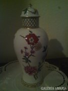 Győnyörű hollóházi fedeles váza