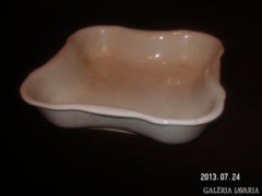 Zsolnay salad bowl, old piece with a shield, with a barely visible hairline crack.